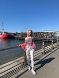 Pink off the shoulder tunic