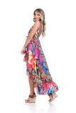 Butterfly High low dress $50