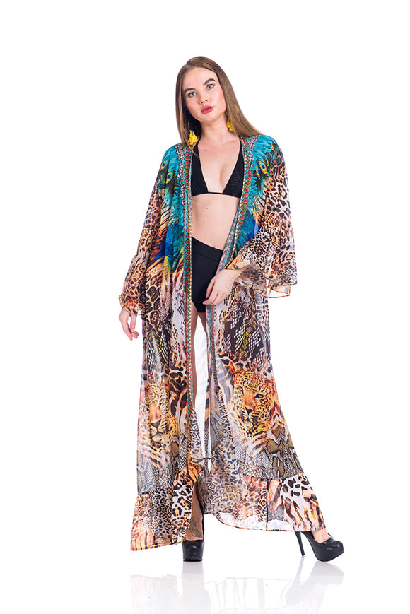 663 luxury resort Kimono duster, pack of 2 - NEW ARRIVAL