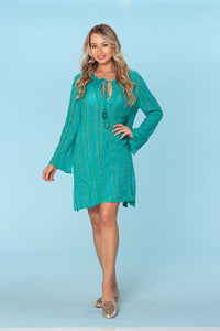 20939 emerald green tunic