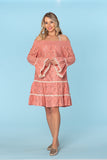 20247 off the shoulder lace tier dress $32 each