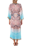 2023 collection - 231 Teal Zebra Kimono 2023 Print collection