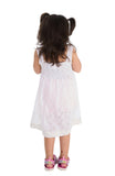 Girl's Eyelet Boho White Dress