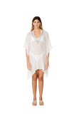 8000 W White Embellished Diamond Tunic 2023 embellished collection