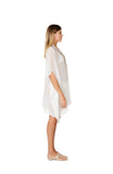 8000 W White Embellished Diamond Tunic 2023 embellished collection