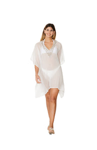 8000 W White Embellished Diamond Tunic 2023 embellished collection