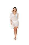 8000 W White Embellished Diamond Tunic 2023 embellished collection