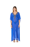 2023 collection - SD-3376 Royal Blue Embellished Kaftans