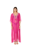 2023 collection - SD-3376 Pink Embellished Kaftans