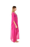 2023 collection - SD-3376 Pink Embellished Kaftans