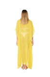 2023 collection - SD-3376 Yellow Embellished Kaftans