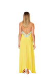 2023 collection - SD-3417-A Yellow  Embellished Dress