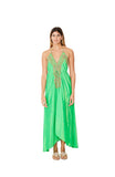 2023 collection - SD-3417-A Lime Green Embellished Dress