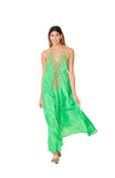 2023 collection - SD-3417-A Lime Green Embellished Dress