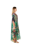 237 Tropical Kiwi Print Long kaftan 2023 Print collection