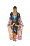 257 Bird Print Long kaftan 2023 Print collection