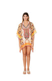 323 Snake Multicolor Print Short kaftan 2023 Print collection