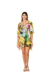 376 Parrot Print Short kaftan 2023 Print collection