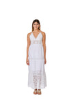 C-2100 Eyelet Cotton White Dress 2023 cotton collection