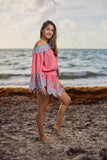 CH-16 Pink Lace Dress 2023 cotton collection