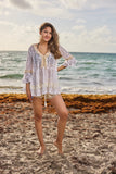 20496  Lace cover up New Arrival 2023 cotton collection