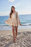 Cotton 2022, CS-075 GOLD BOHO TUNIC