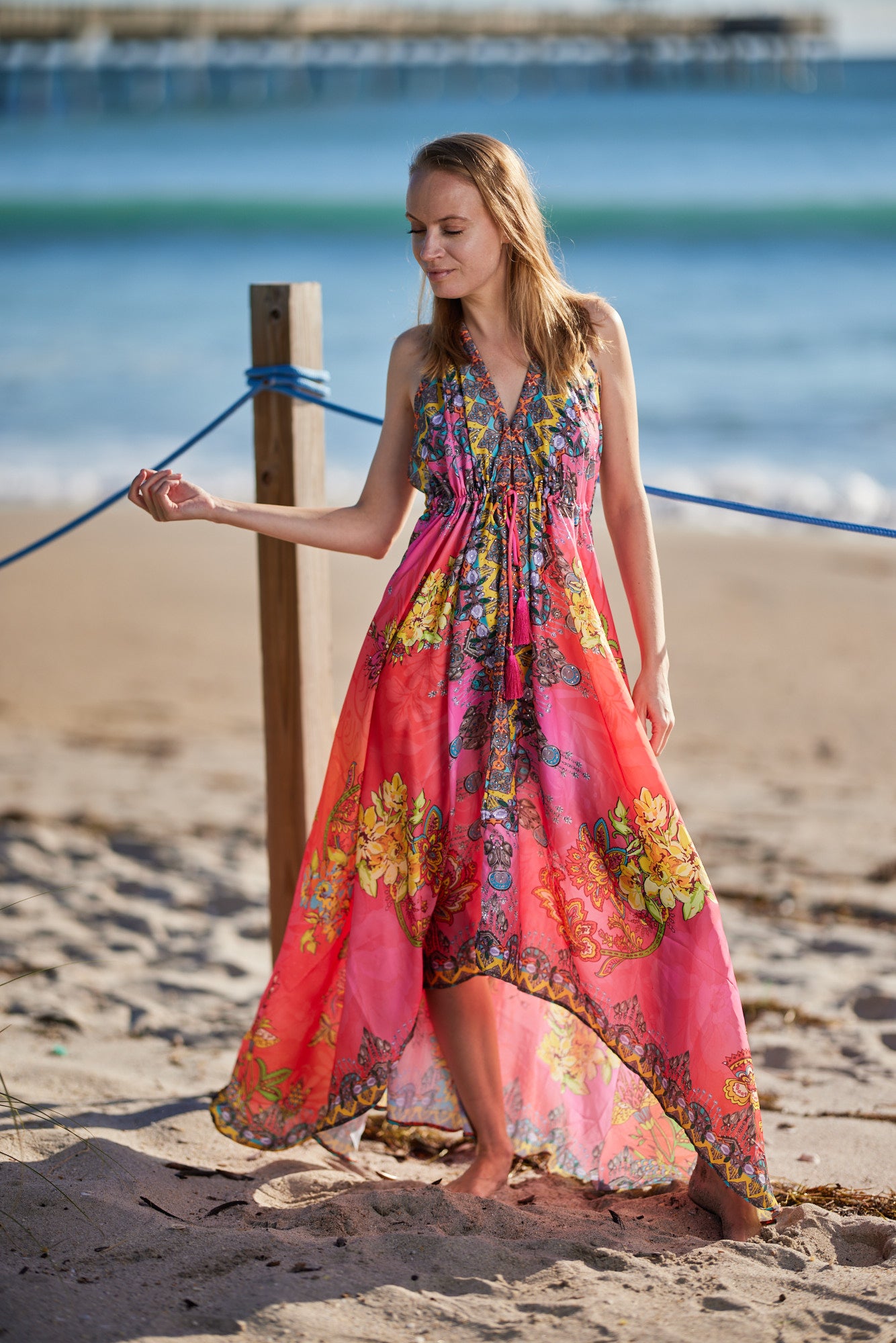 Pink Hawaii Halter dress. 682 ranees.co Pink Hawaii Halter dress. 682 ranees.co
