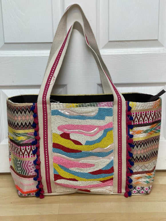 Colorful Waves Tote Bag $35 each NEW ARRIVAL 2022