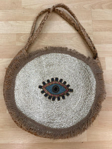 EYE jute tote, BEST SELLER BACK IN STOCK