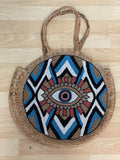 EYE Jute Tote Bright colors NEW ARRIVAL