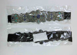 2023 collection Black Multi-Stones Elastic Stretch Beaded Belt