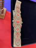 2023 collection Coral Elastic Stretch Beaded Belt