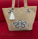 2023 collection - Opal Stones Jute Bag NEW BAGS FOR HOLIDAYS