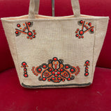 2023 collection - Coral Stones Jute Bag NEW BAGS FOR HOLIDAYS