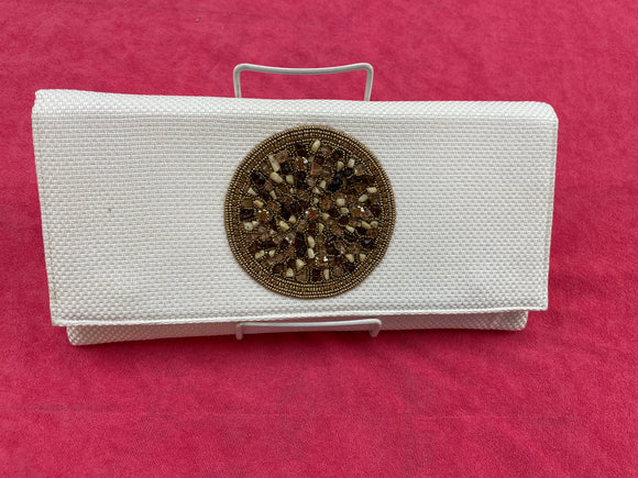 White natural stones clutch, 2  in a pack