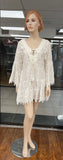 CS-145 Beautiful Withe lace Dress 2023 cotton collection