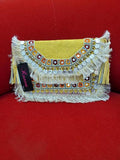 Coin boho clutch